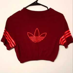 RECONSTRUCTED ADIDAS CROP TOP